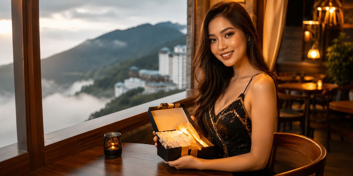 Suasana hiburan dan pertaruhan sukan di kawasan peranginan Genting Highlands